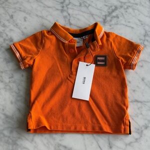 Boss Orange Short Sleeve Polo Shirt for Kids